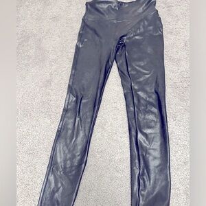 Spanx leather look legging